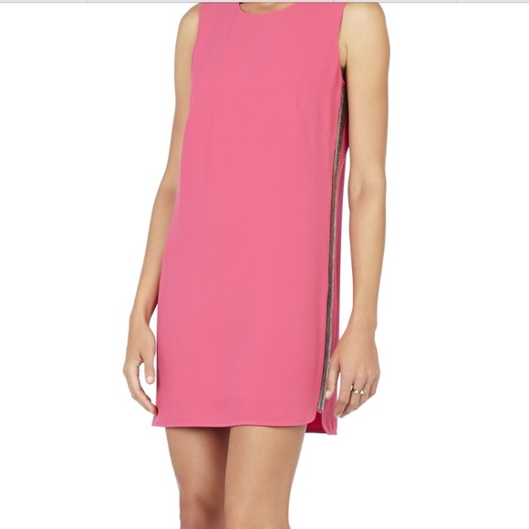 BCBG MAX AZRIA BRIGHT POPPY ALENA POINTELLE DRESS - Picture 1 of 2